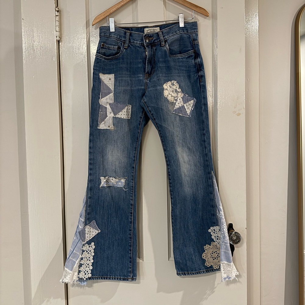 Custom Denim with Lace